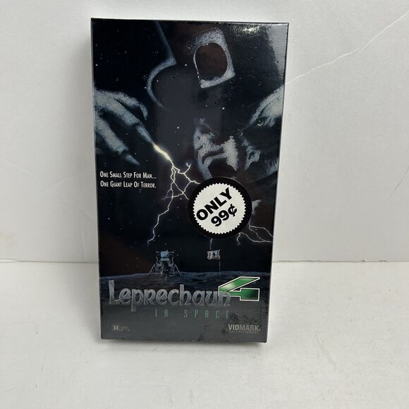 Leprechaun 4 : In Space (VHS, 1996) Warwick Davis Vidmark factory sealed - Picture 1 of 6